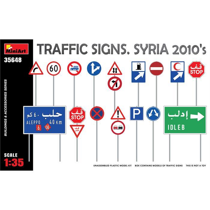 MiniArt Trafik İşaretleri. Suriye 2010