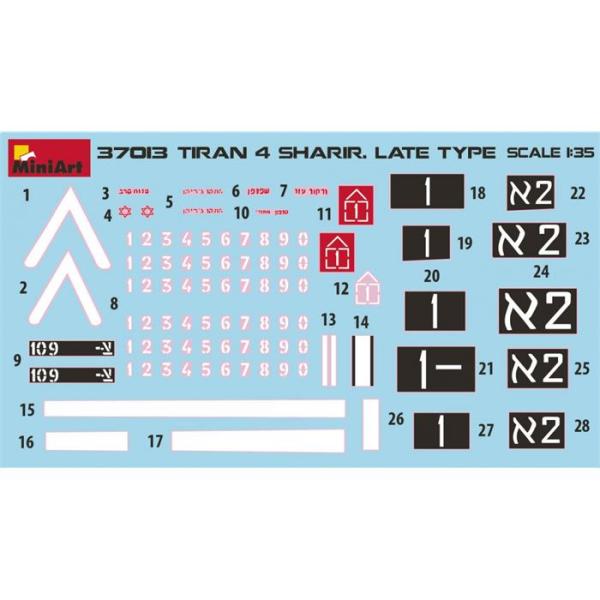 MiniArt Tiran 4 Sharir Yeni Tip Interior Kit