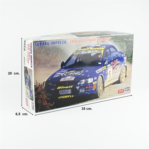 Hasegawa 20696 1/24 Ölçek, Subaru Impreza (1996 Rally New Zealand),(Limited Edition) Yarış Aracı Plastik Model Kiti