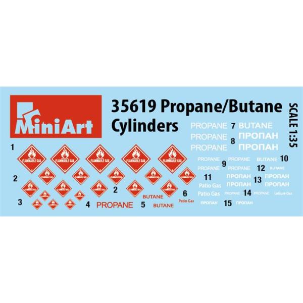 MiniArt Propan/Bütan Silindirler