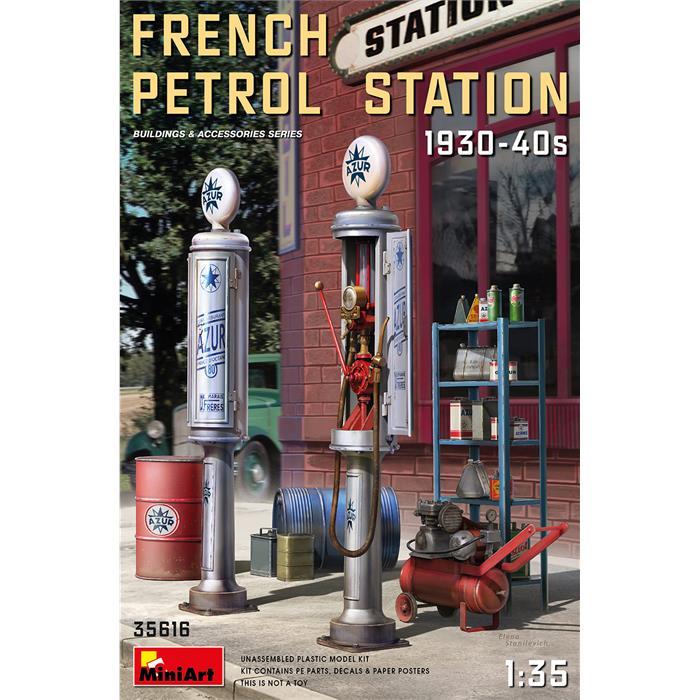 MiniArt Fransa Petrol İstasyonu 1930-40