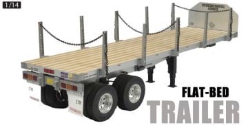 1/14 Flatbed Semi-Trailer