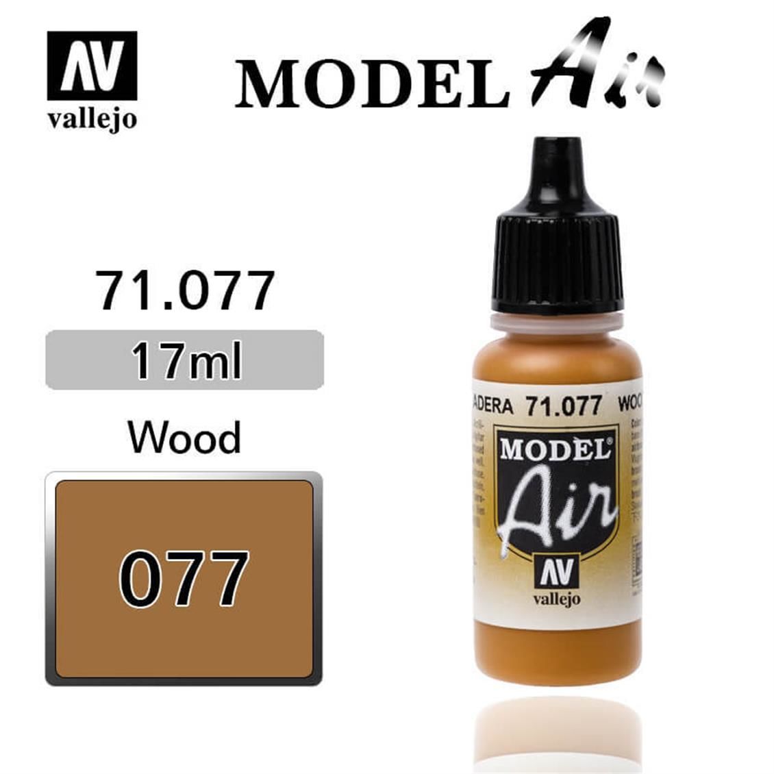 Vallejo 71077 17 ml. Wood, Model Air Serisi Model Boyası