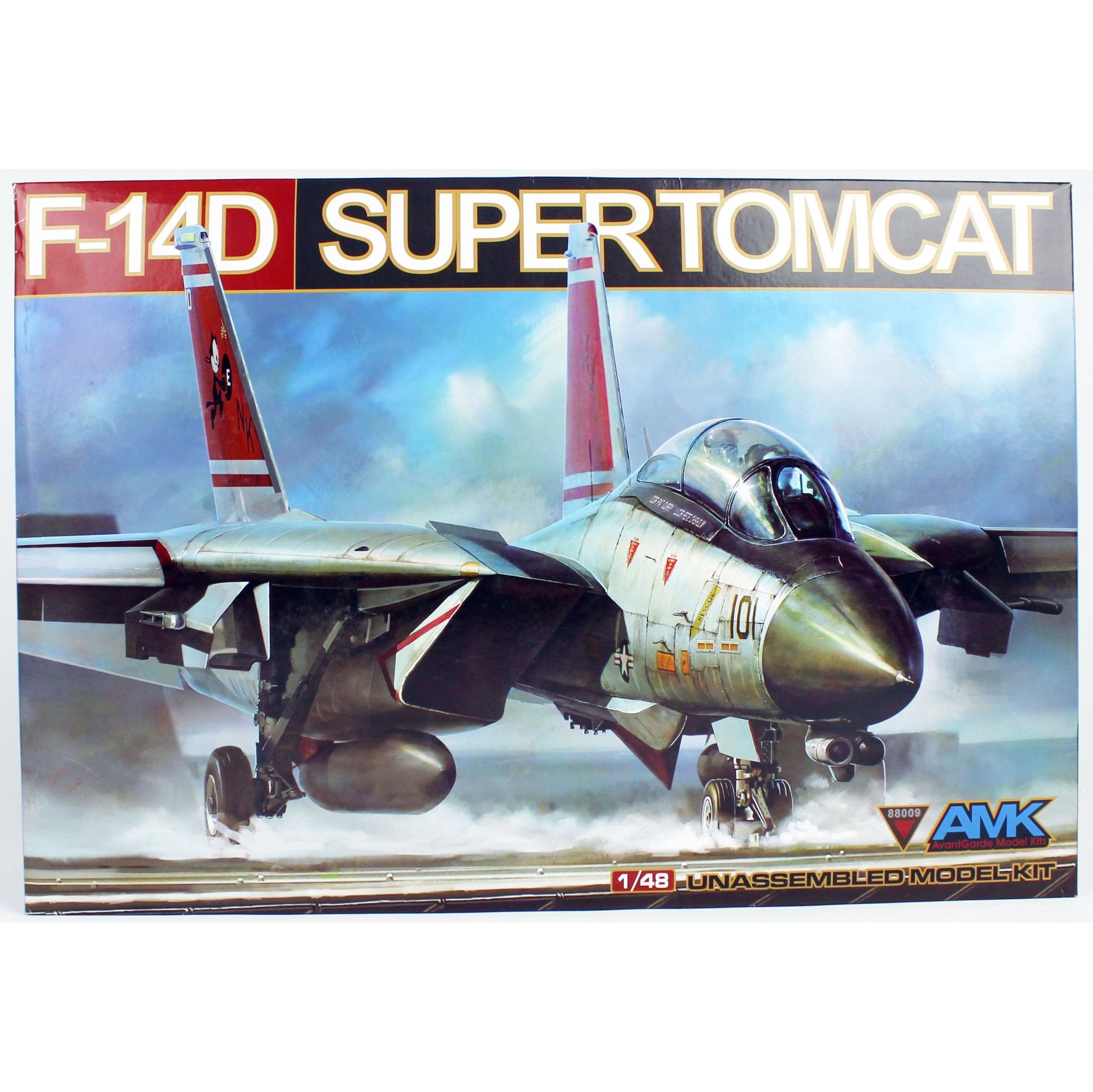 AMK 88009 1/48 Ölçek, F-14D Super Tomcat, Savaş Uçağı, Plastik Model kiti