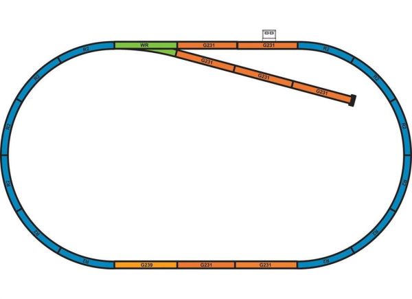 Piko 57160 1/87 Ölçek, Tender Yük Treni, III. Dönem, Analog, Model Tren Başlangıç Seti