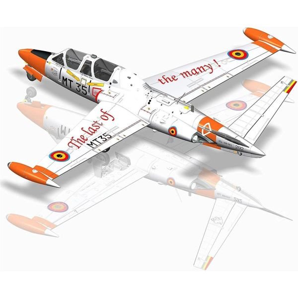 AMK 88004 1/48 Ölçek, Fouga CM. 170 Magister, Eğitim Uçağı, Plastik Model kiti