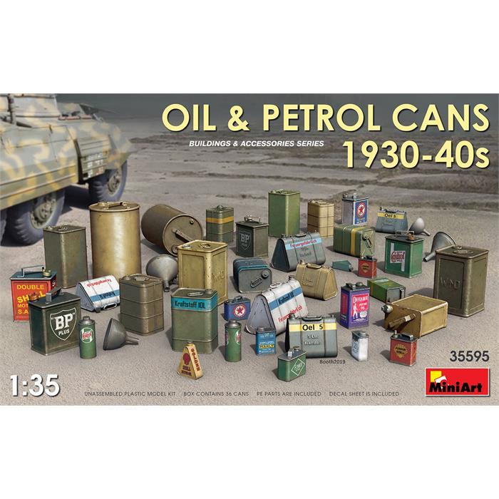 MiniArt Petrol ve Benzin Bidonları 1930-40