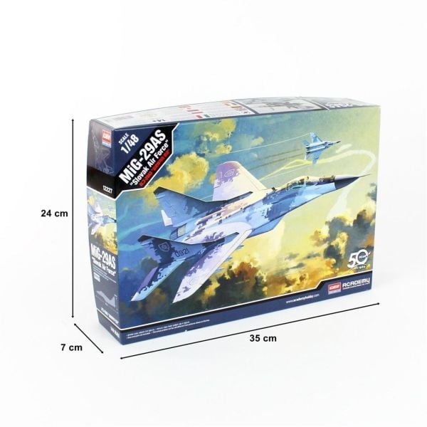 Academy 12227 1/48 Ölçek, MIG-29AS Slovak Hava Kuvvetleri Savaş Uçağı, Plastik Model kiti