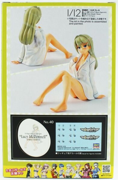 Hasegawa SP575 52735 1/12 Ölçek, 12 Egg Girls Collection 40 (Lucy McDonnell) (Dress Shirts) Resin Model Kiti