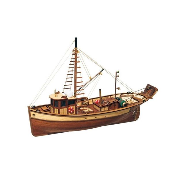 Occre 12000 1/45 Ölçek, Palamos Balıkçı Teknesi Ahşap Model Kiti