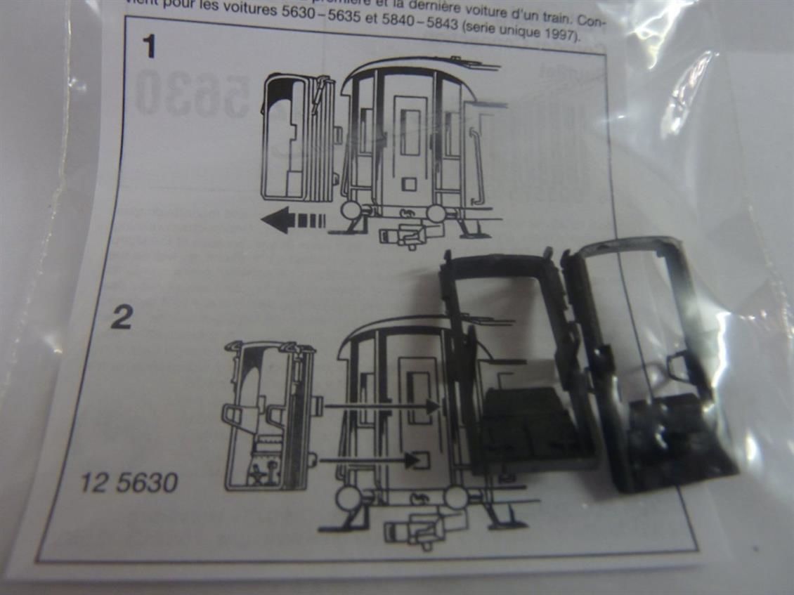 Fleischmann 125630 F5630-F5635 Yolcu Vagonları Içın Körük