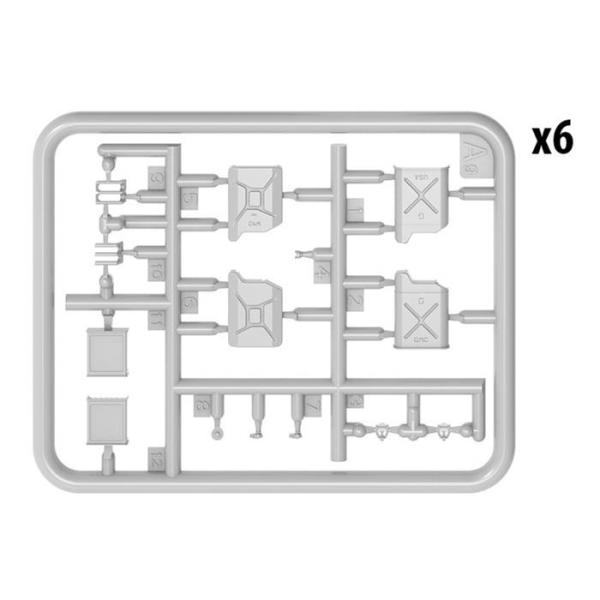 MiniArt Müttefik Ülkeler Benzin Bidon Seti (II. Dünya Savaşı)