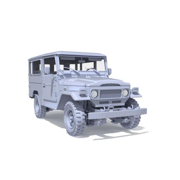 AK Interactive 35001 1/35 Ölçek, FJ43 Harttop (SUV), Askeri Araç, Plastik Model kiti