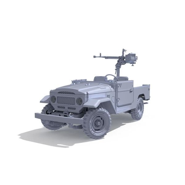 AK Interactive 35002 1/35 Ölçek, FJ43 Pick-up (DShK Uçaksavarlı), Askeri Araç, Plastik Model kiti