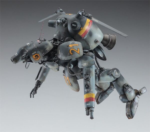 Hasegawa 64118 1/20 Ölçek, Schwarzer Hund W.H.J.131 Space Type Humanoid Unmanned Interceptor, Bilim Kurgu Plastik Model Kiti