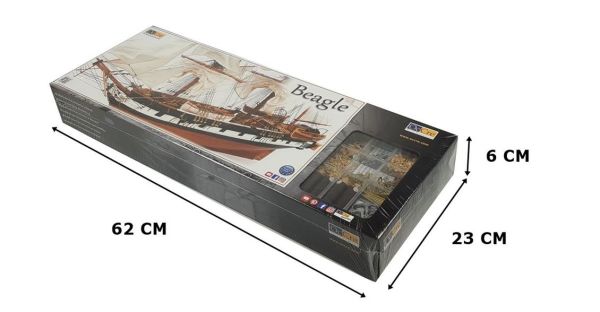 Occre 12005 1/60 Ölçek, Beagle Yelkenli Tekne Ahşap Model Kiti