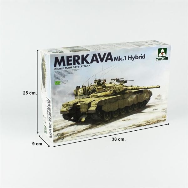 Takom 2079 1/35 Ölçek, İsrail Ana Muharebe Tankı, Merkava 1 Hibrit, Plastik Model kiti