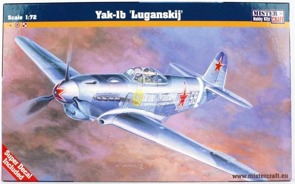 Mistercraft B017 1/72 Ölçek, Yakovlev Yak-1b Savaş Uçağı, Plastik Model kiti