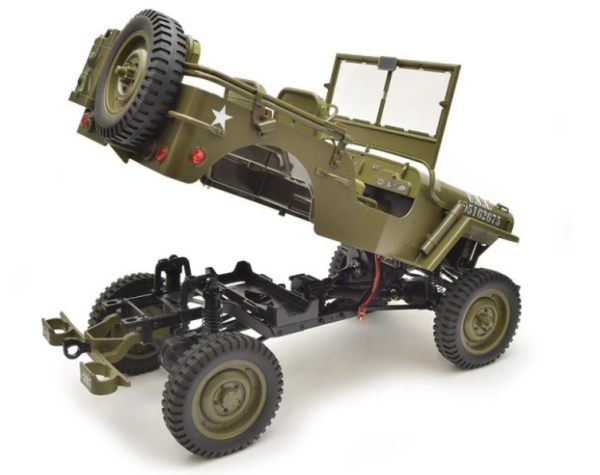 ROC Hobby 1/6 Willys Military Scaler RTR