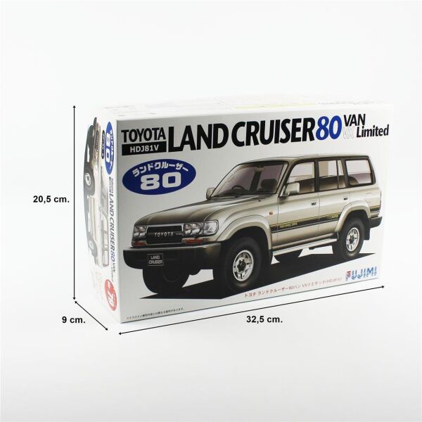 Fujimi ID-79 03795 1/24 Ölçek, Toyota Land Cruiser, Cip Plastik Model Kiti