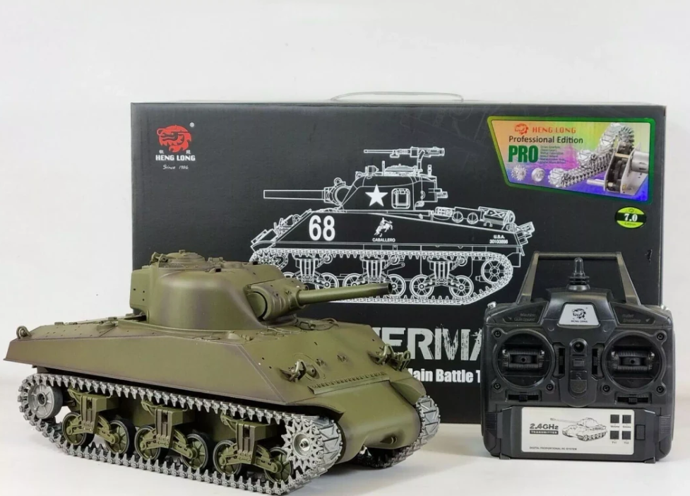 Heng Long 1/16 U.S.A M4A3 ''Sherman'' RC Tank (Ver. 7.0)