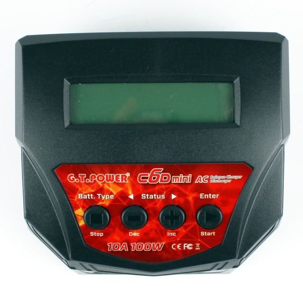 GT Power 159 CD6 Genel Amaçlı Şarj Aleti, Giriş:220 Volt/ 2-4S LiPo, 10 Amper, 100 Watt