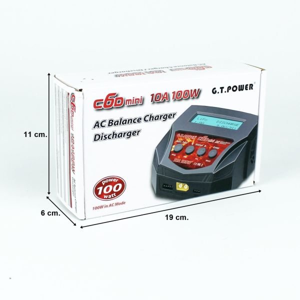 GT Power 159 CD6 Genel Amaçlı Şarj Aleti, Giriş:220 Volt/ 2-4S LiPo, 10 Amper, 100 Watt