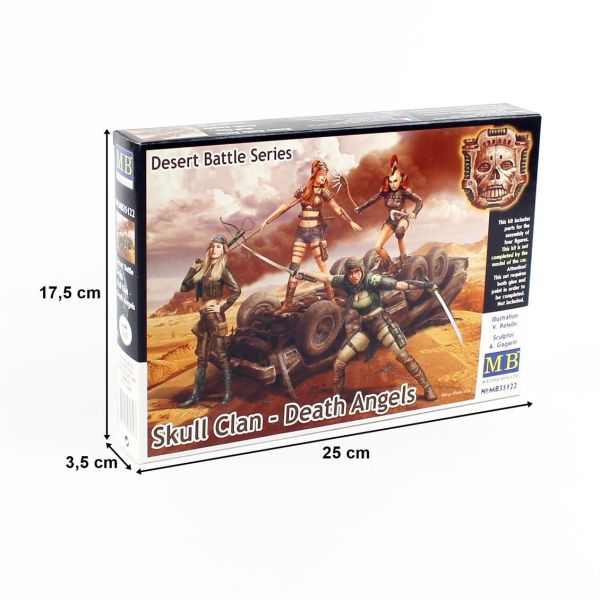 MasterBox 35122 1/35 Ölçek, Çöl Savaşı Serisi, Ölüm Melekleri, Plastik Figür Kiti