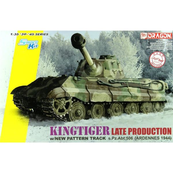 Dragon 6900 1/35 Ölçek, King Tiger s.Pz.Abt.506 (Ardennes 1944) Tankı Plastik Model Kiti