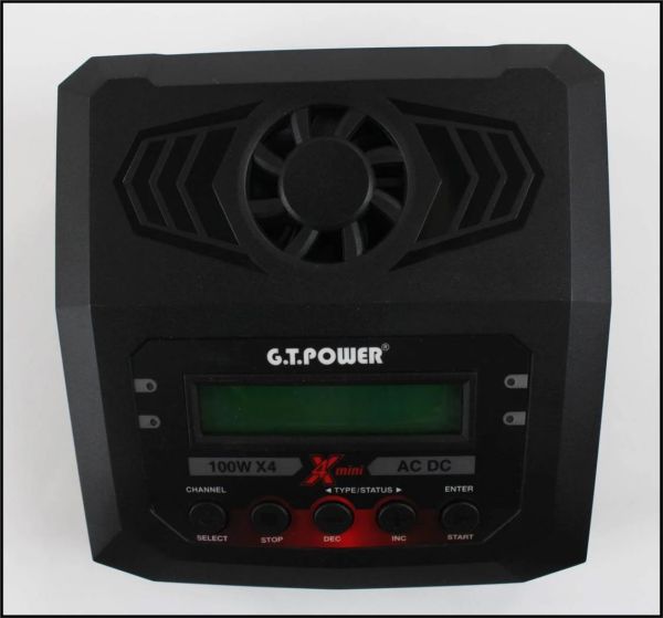 GT Power 169 X4 Mini Şarj Aleti, Giriş:12-24-220 Volt/ 1-4S LiPo, 10 Amper, 100 Watt