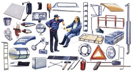 1/24 Truck Shop Accessories