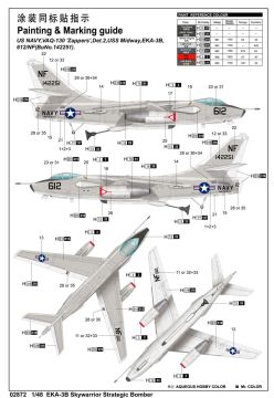 1/48 EKA-3B Skywarrior Strategic Bomber