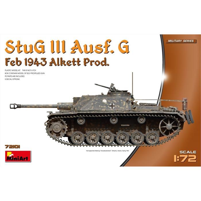 MiniArt 1:72 StuG III Ausf. G Şubat 1943 Üretimi