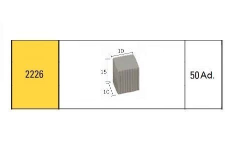 Columna Quadrat Orta (Kare Sütun Taşı) 10x10x15mm U/50