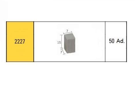 Columna Quadrat Küçük (Kare Sütun Taşı) 7x7x15mm U/50