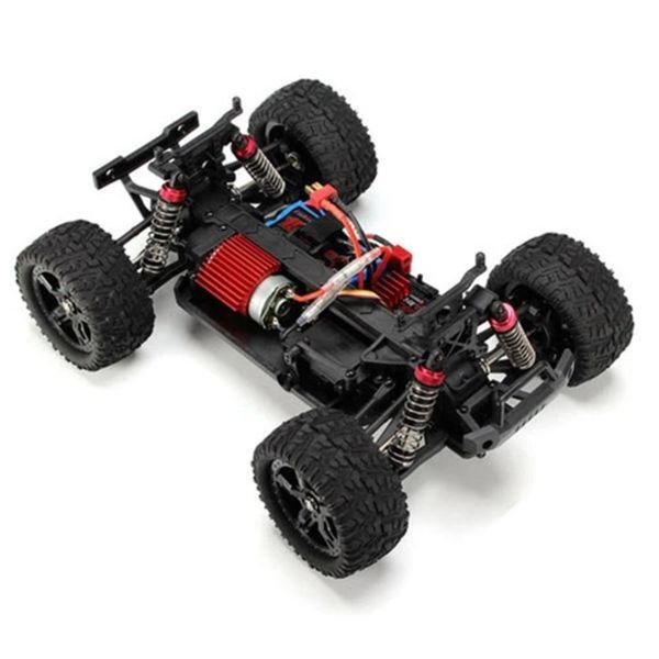 Remo 1631 1/16 Ölçek, 4WD Off Road Monster Truck (SMax) Mavi Kaportalı, Fırçalı Motorlu, 7.4V 1500Mah Li-Po Pilli, RC Model Ara