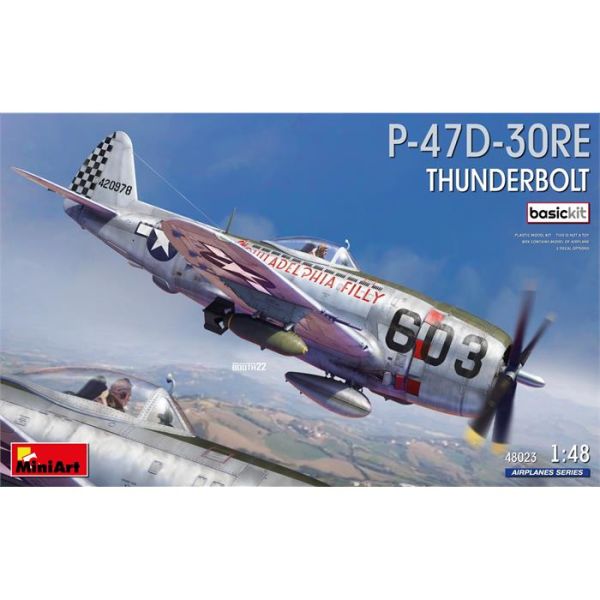 MiniArt 1:48 P-47D-30RE Thunderbolt. Basic Kit