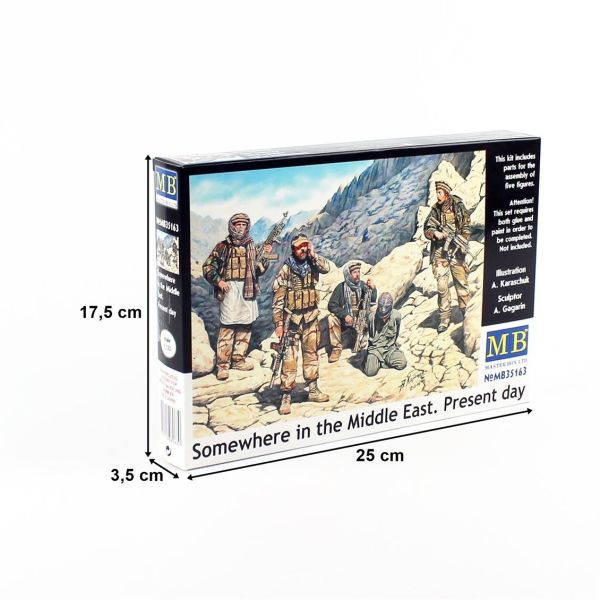 MasterBox 35163 1/35 Ölçek, Güncel Savaşlar Serisi, Teröristler, Plastik Figür Kiti