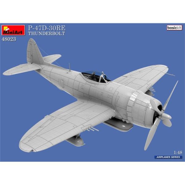 MiniArt 1:48 P-47D-30RE Thunderbolt. Basic Kit