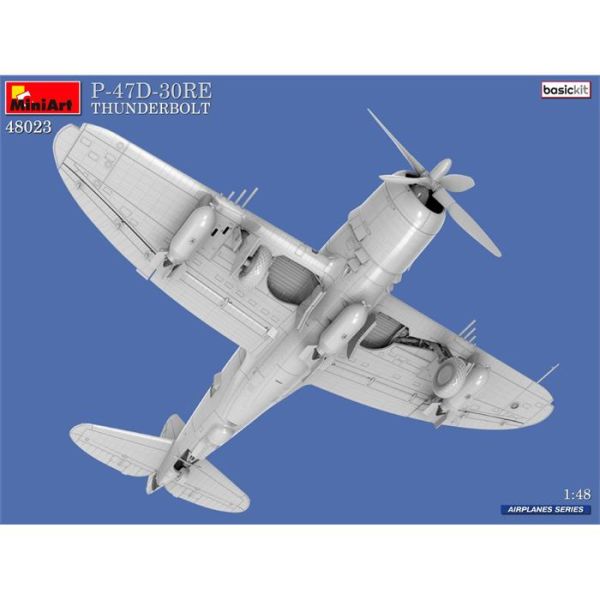 MiniArt 1:48 P-47D-30RE Thunderbolt. Basic Kit