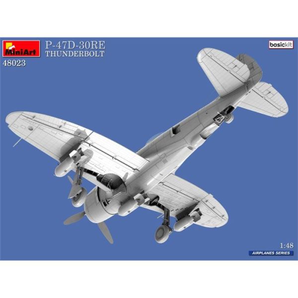 MiniArt 1:48 P-47D-30RE Thunderbolt. Basic Kit