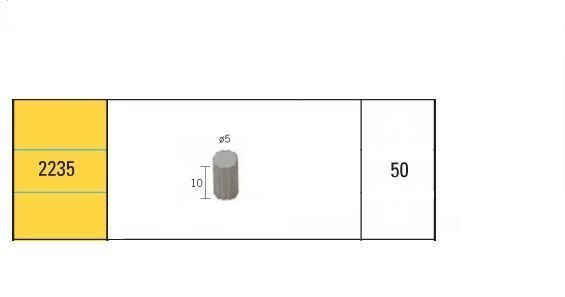 Columna Griega Kısa (Sütun Taşı) D5x10mm U/50