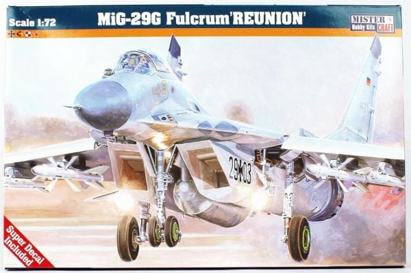 Mistercraft D023 1/72 Ölçek, MIG-29G Fulcrum Luftwaffe (Doğu-Batı Almanya Birleşmesi)Savaş Uçağı, Plastik Model kiti