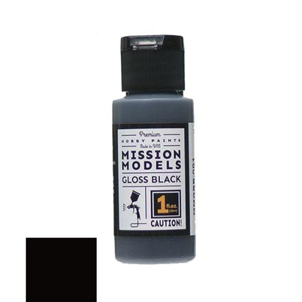 Mission Models MMGBB-001 Gloss Black Base for Chrome Maket Boyası 30ml