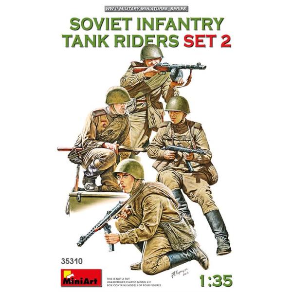 MiniArt Sovyet Tankçı Piyade Erleri Set II