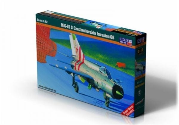 Mistercraft C013 1/72 Ölçek, MiG-21S (Czechoslovakia Inv68) Savaş Uçağı, Plastik Model kiti