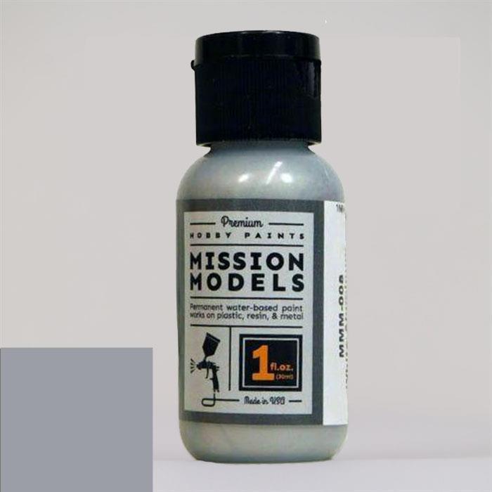 Mission Models MMM-008 White Aluminum Metalik Maket Boyası 30ml