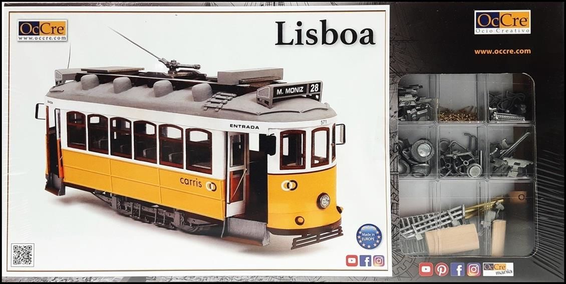 Occre 53005 1/24 Ölçek, Lizbon Tramwayı Ahşap Model Kiti