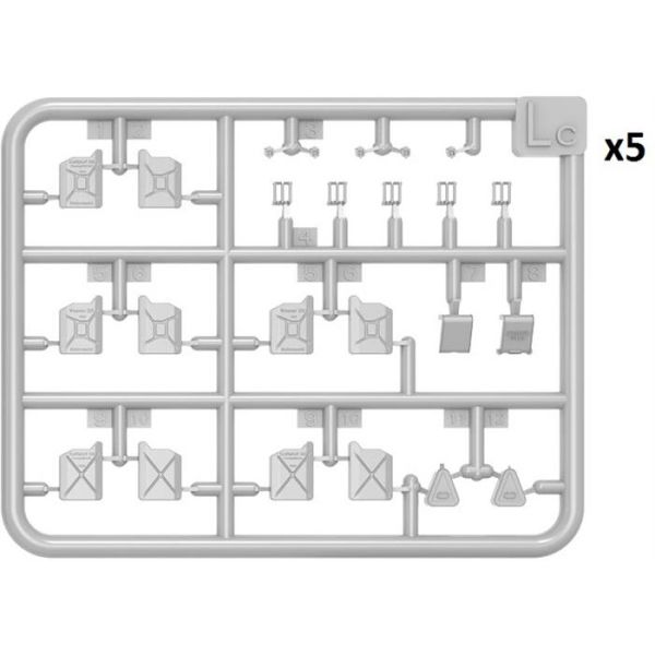 MiniArt Alman Benzin Bidonları. II. Dünya Savaşı