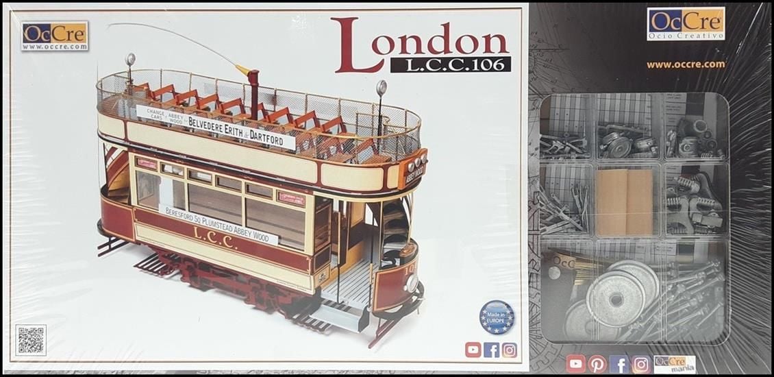 Occre 53008 1/24 Ölçek, Londra Tramwayı Ahşap Model Kiti